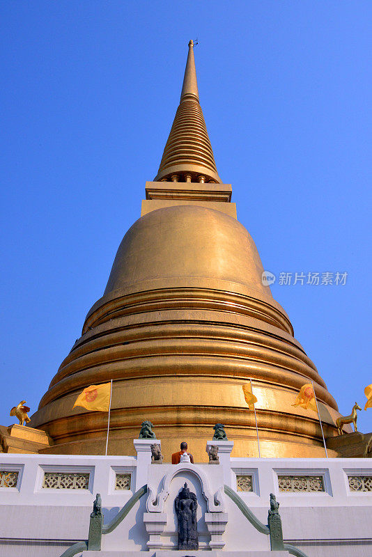 什么鲍翁尼维特寺院 - 金色佛塔/佛塔，曼谷，泰国